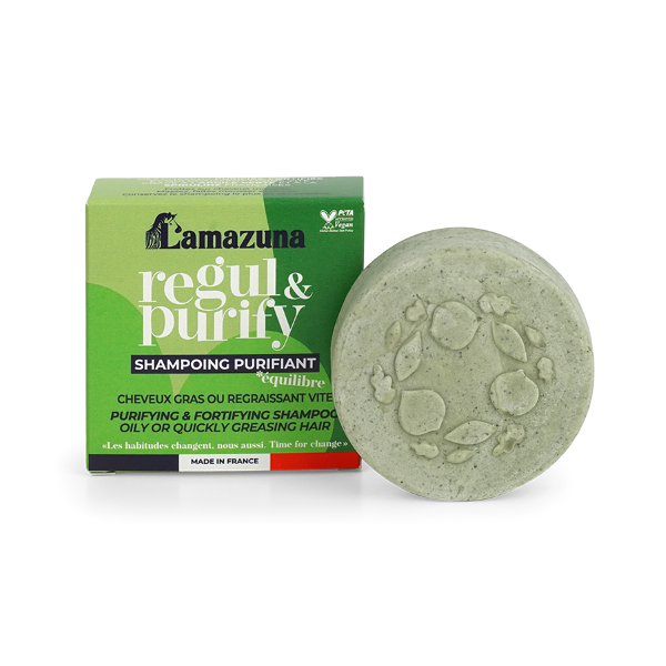 Shampoing cheveux gras argile verte et spiruline (sans he) - 1