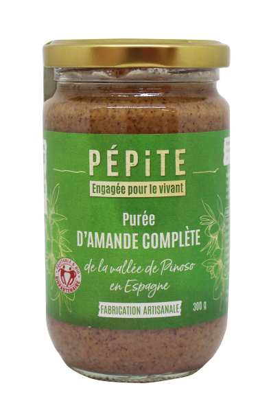 Purée d'amandes complètes bio (espagne) - 1