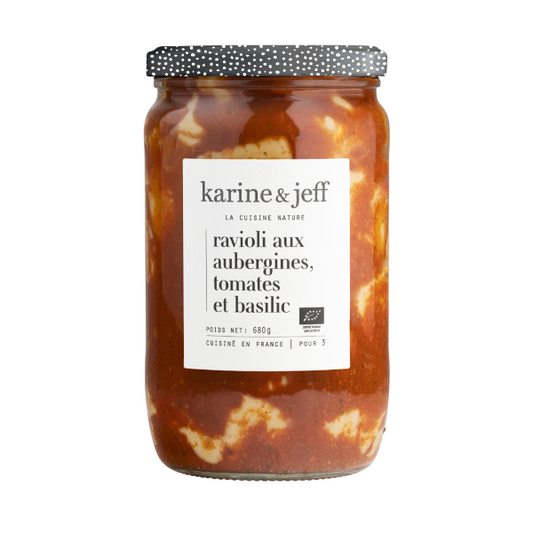 Ravioli aux aubergines tomate et basilic - 1