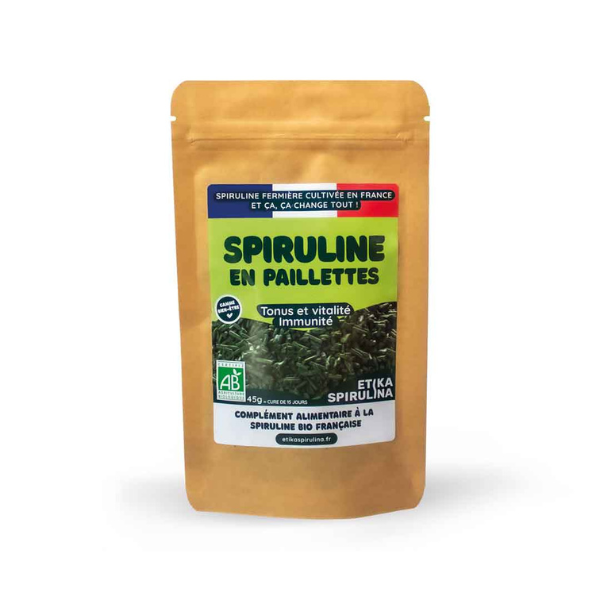 Spiruline bio en paillettes - 1