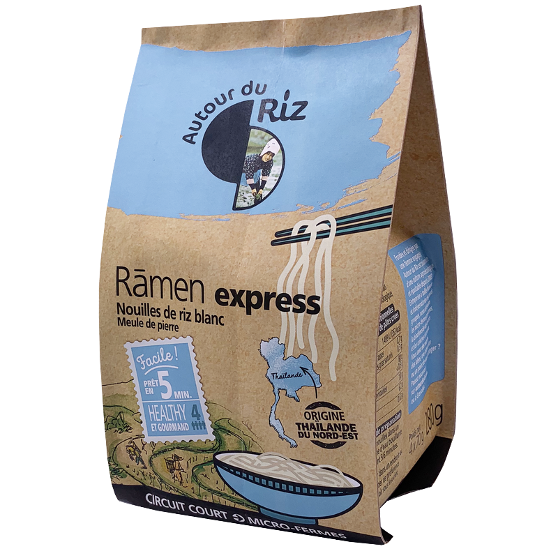 Autour du riz -- Ramen de riz blanc bio - 280 g