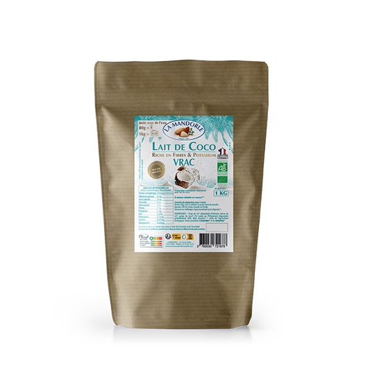 La Mandorle -- Lait de coco en poudre bio Vrac - équivalent 12.5L